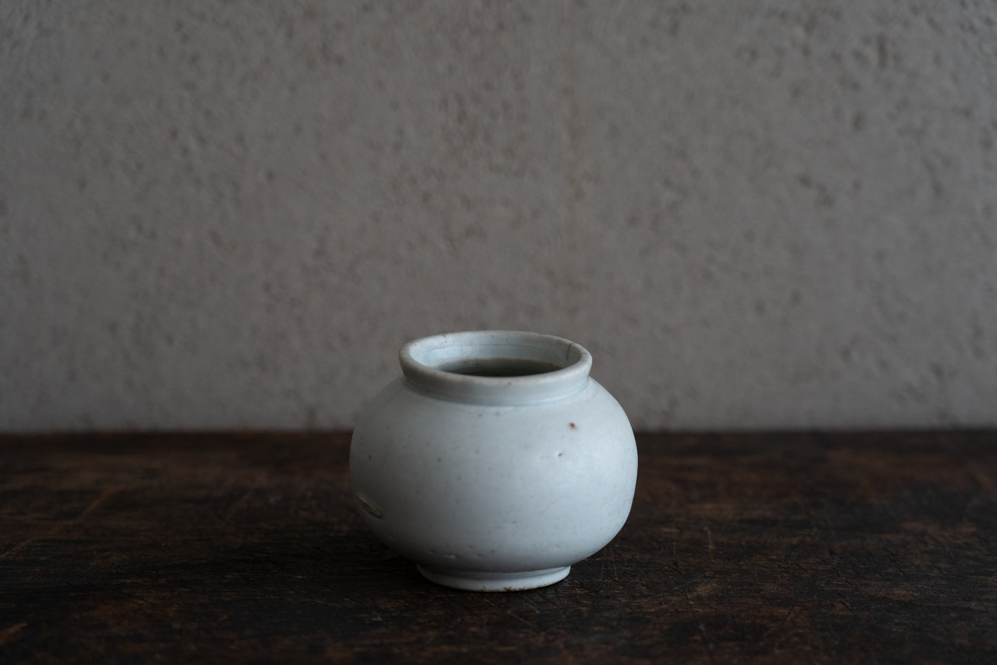 White porcelain jar