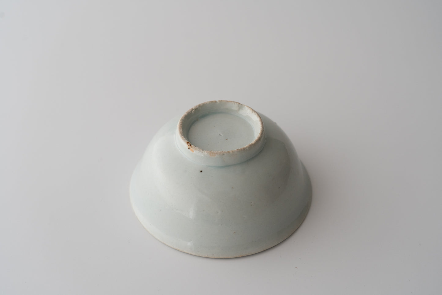 White porcelain tea bowl