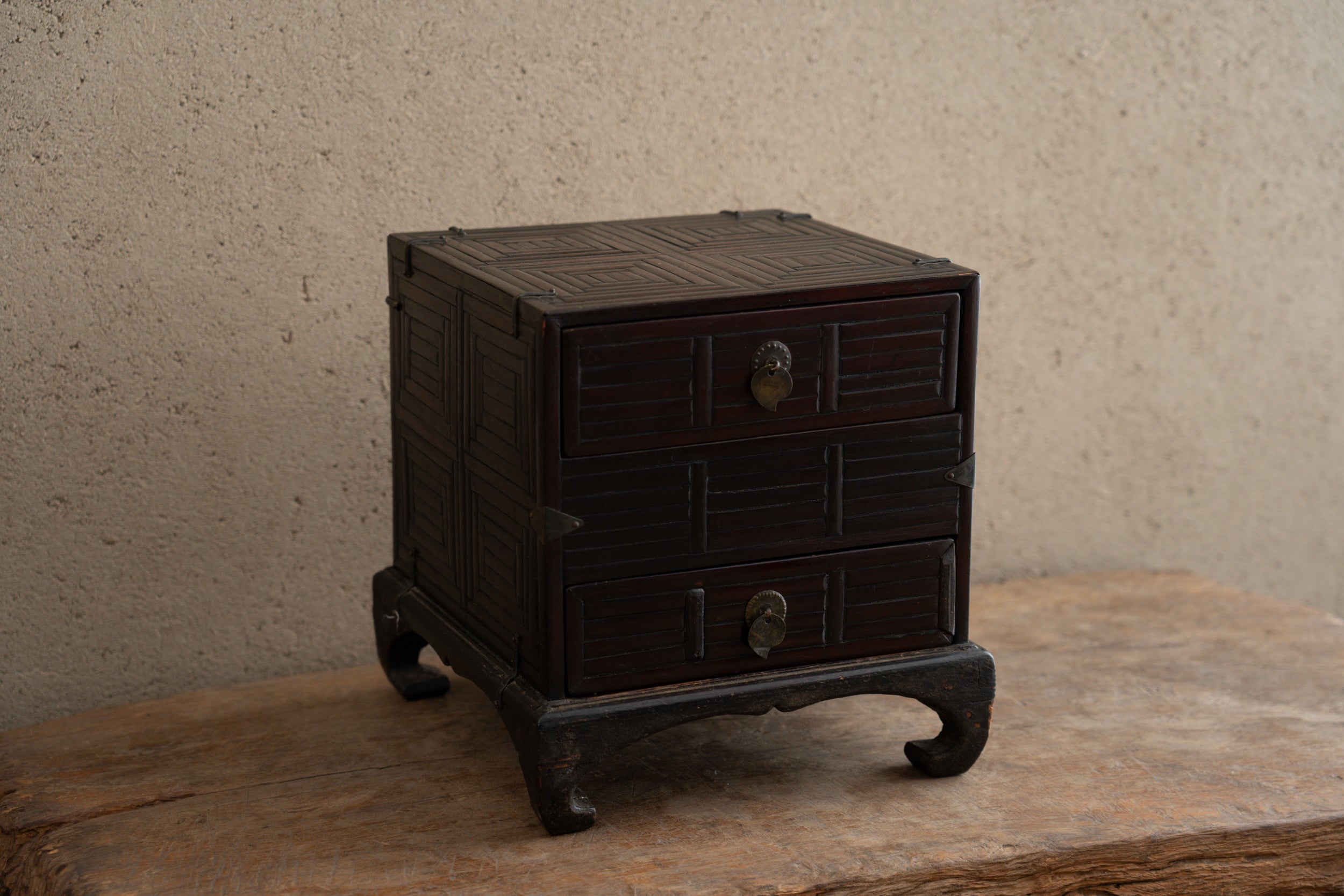 李朝竹製半円筒型枕茶色　竹製枕　枕 李朝工芸　李朝 李朝竹製半円筒型枕茶色竹製枕枕 李朝工芸李朝