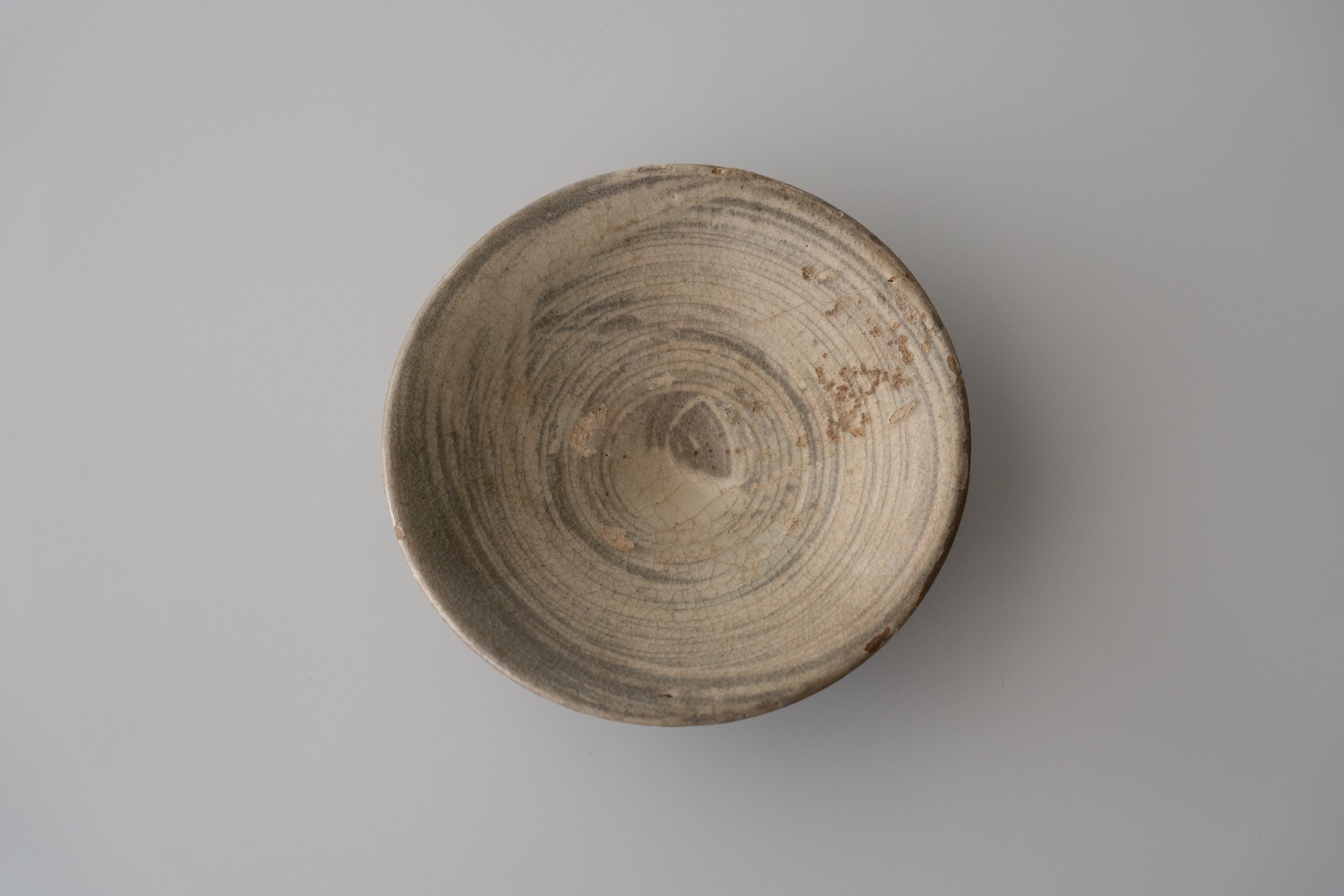 李朝刷毛目銘々皿二枚組