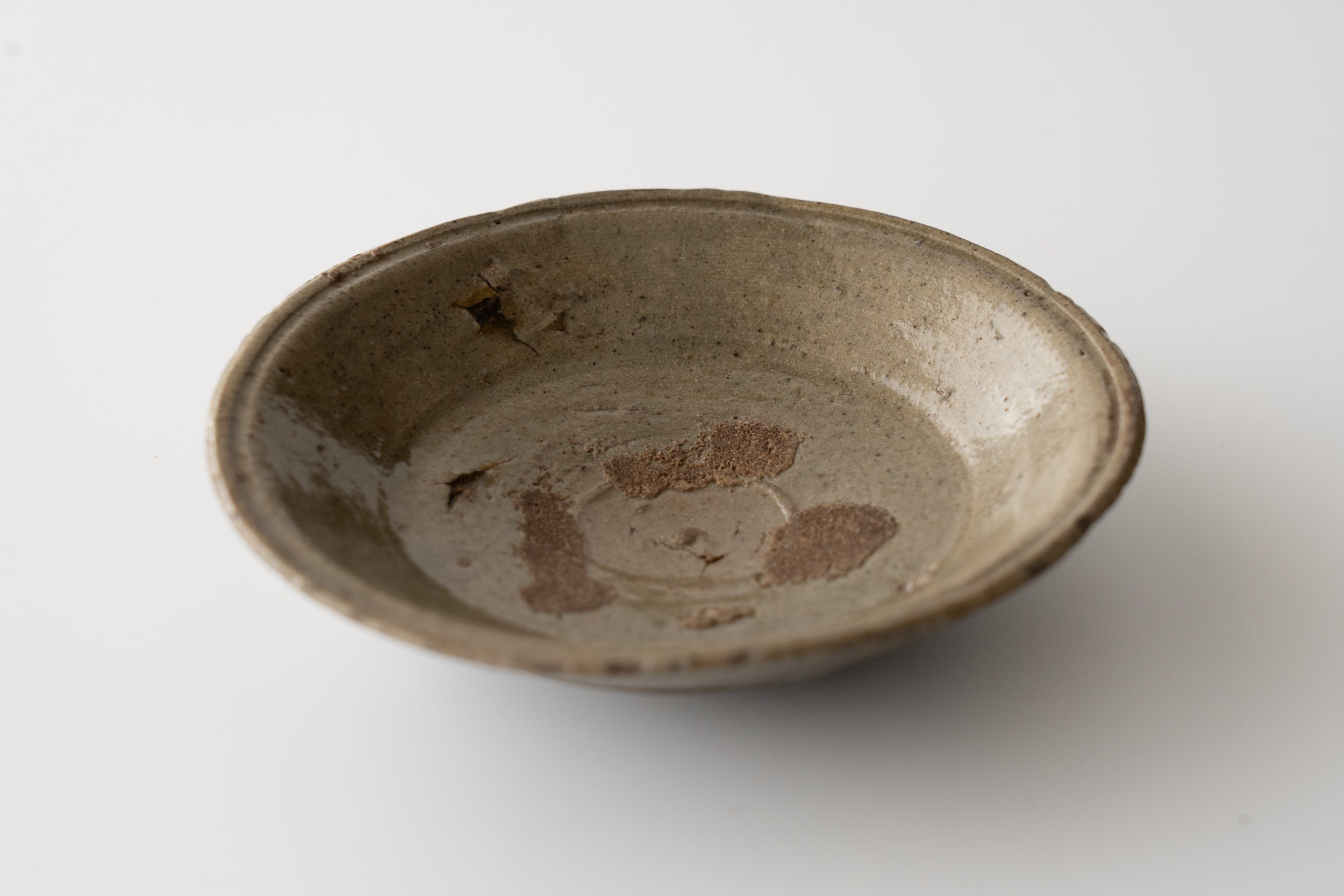 専用　桃山時代　古唐津皿5枚幅約10.5~11㎝　東Y7-0702⭐︎2Fトヒチサ 桃山時代 古唐津皿5枚 幅約10.5~11㎝ 東Y7-0702