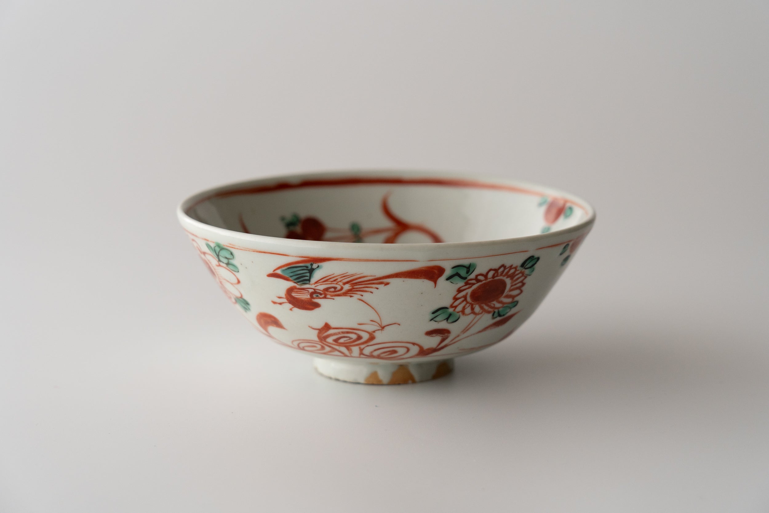 Swatow ware bowl with Chinese character "魁"