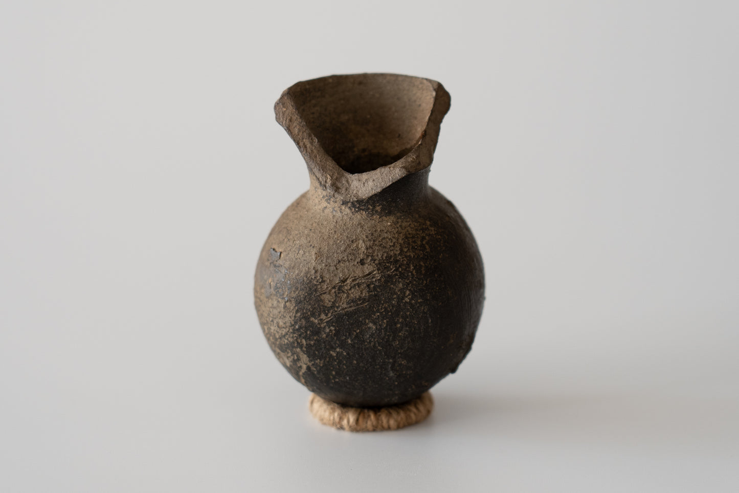 Sueki earthen ware small bottle