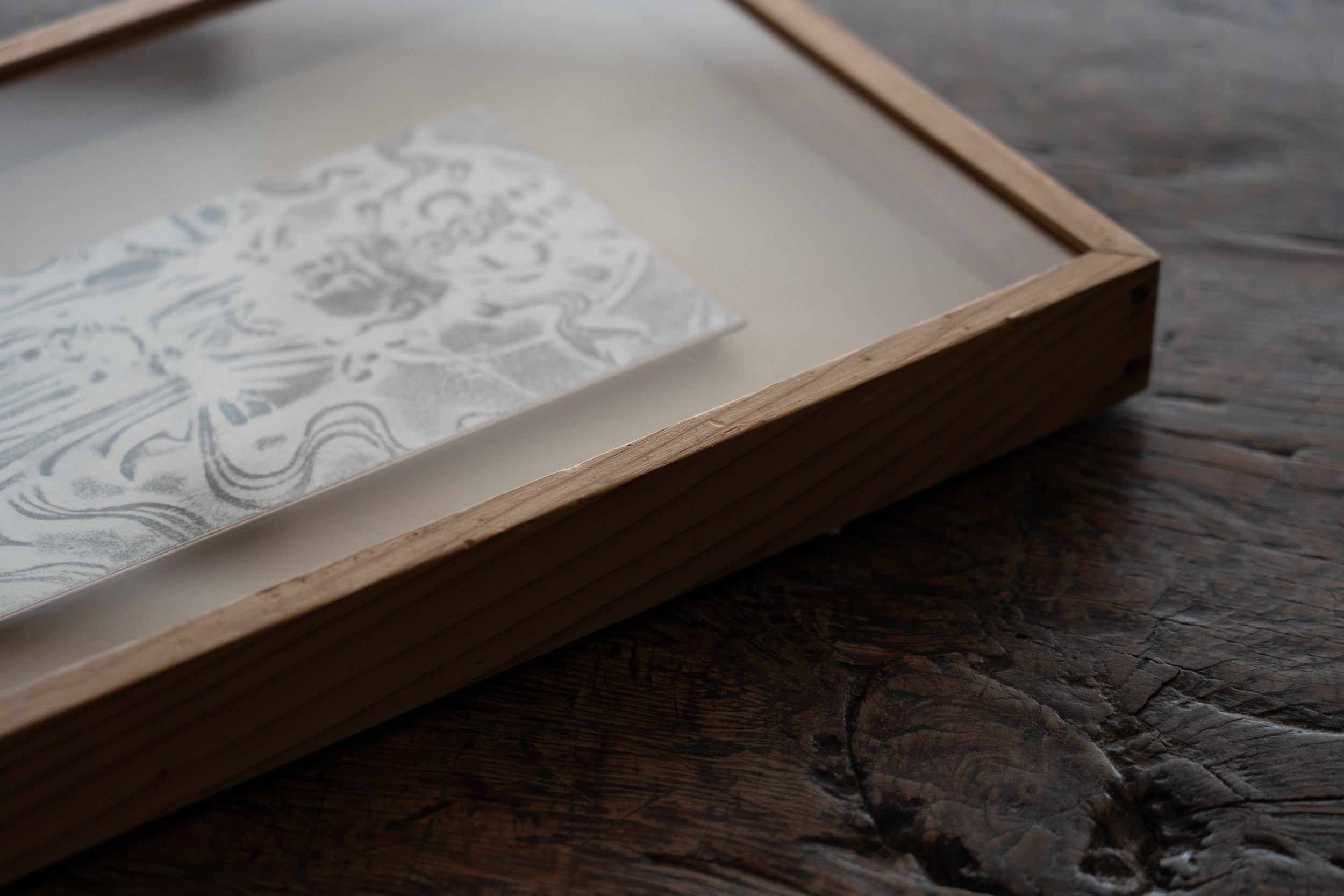 唐招提寺銅板吉祥天立像 拓本