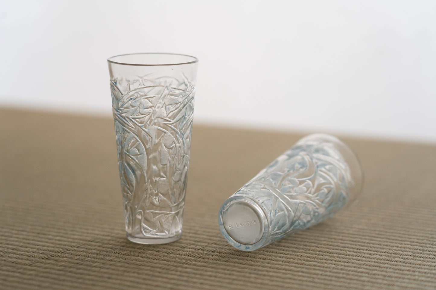 Lalique 荆棘设计玻璃杯