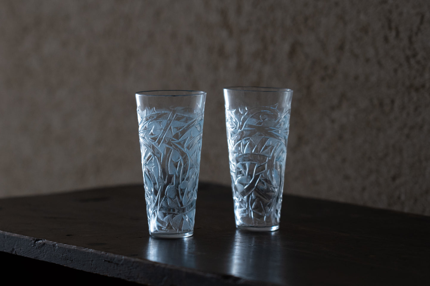 Lalique 荆棘设计玻璃杯