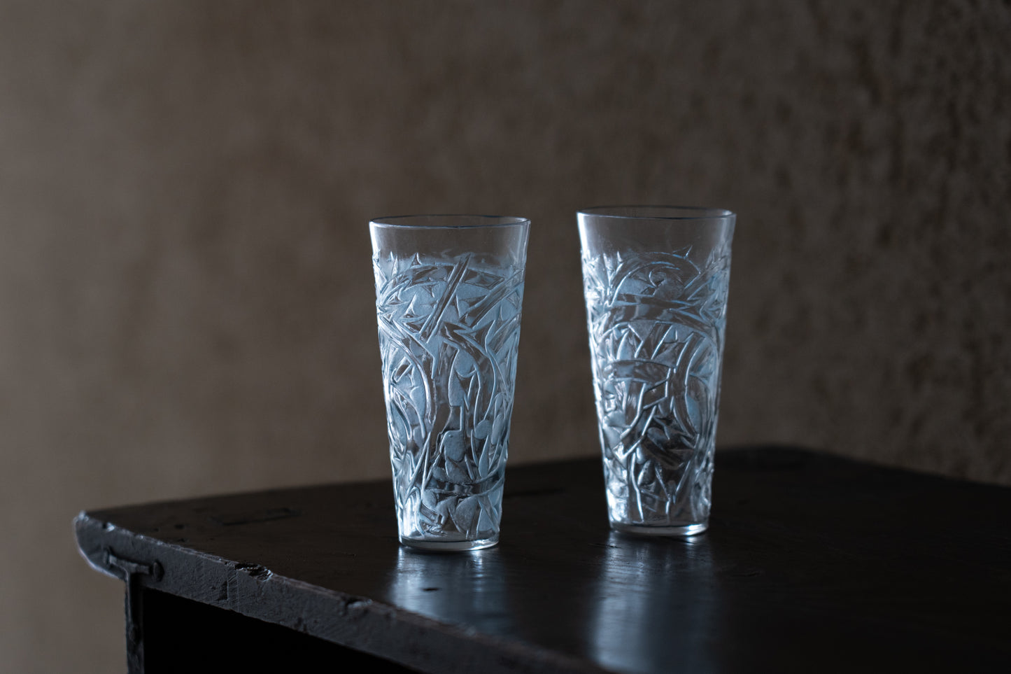 Lalique 荆棘设计玻璃杯