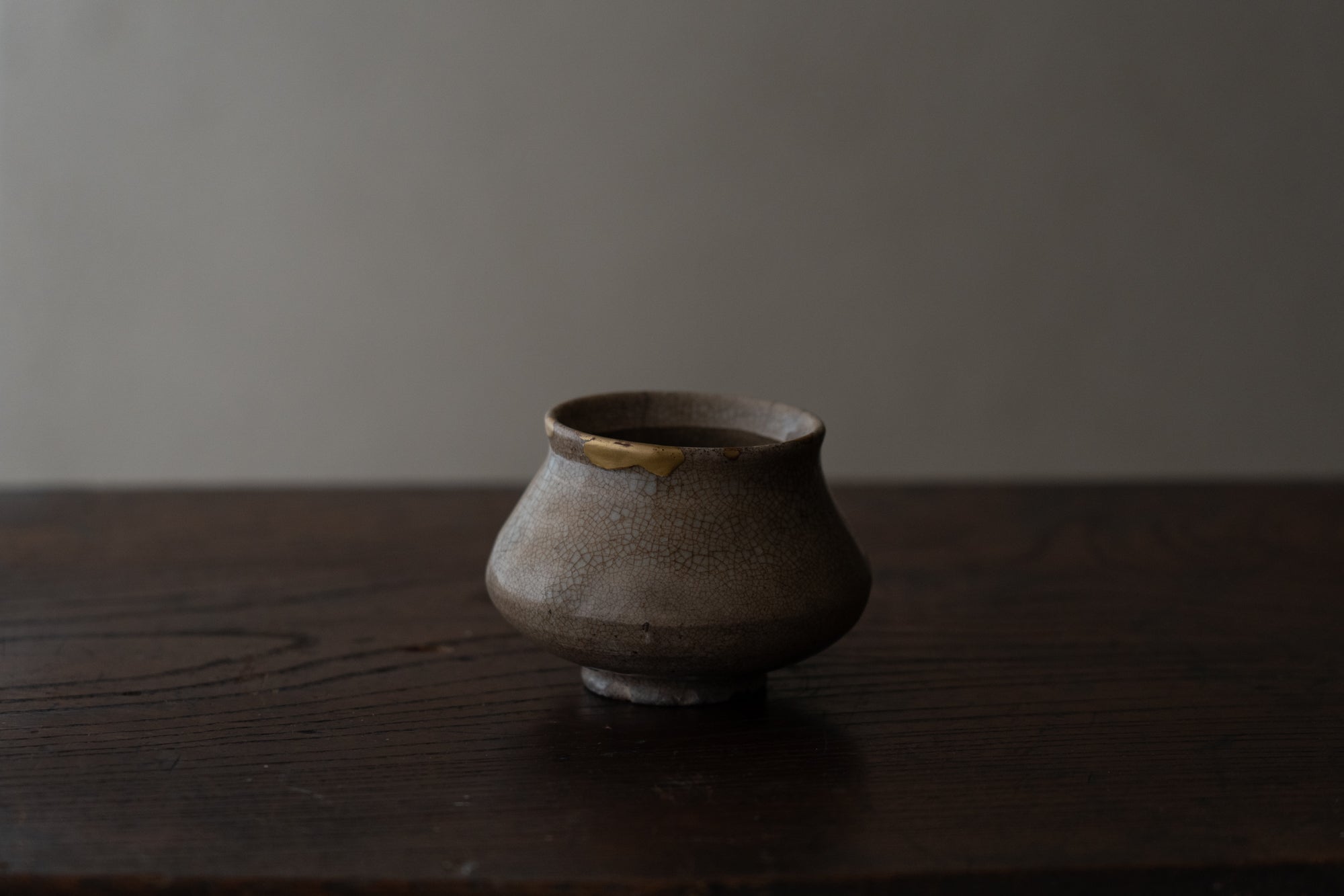 李朝井戸釉塩笥盃