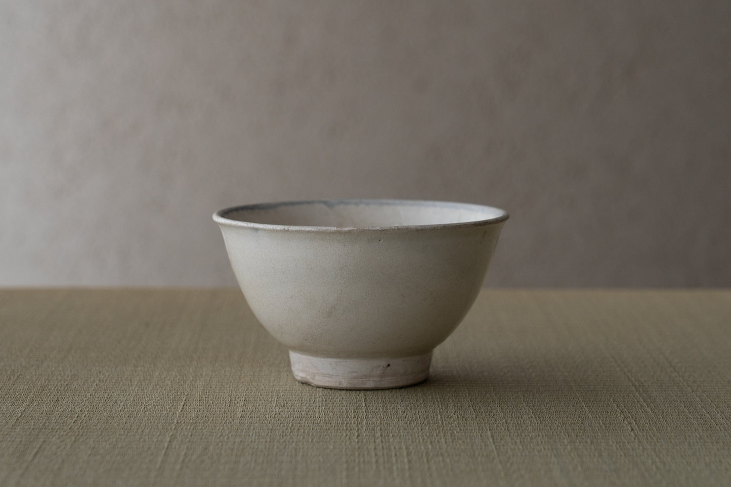 Annan white porcelain tea bowl