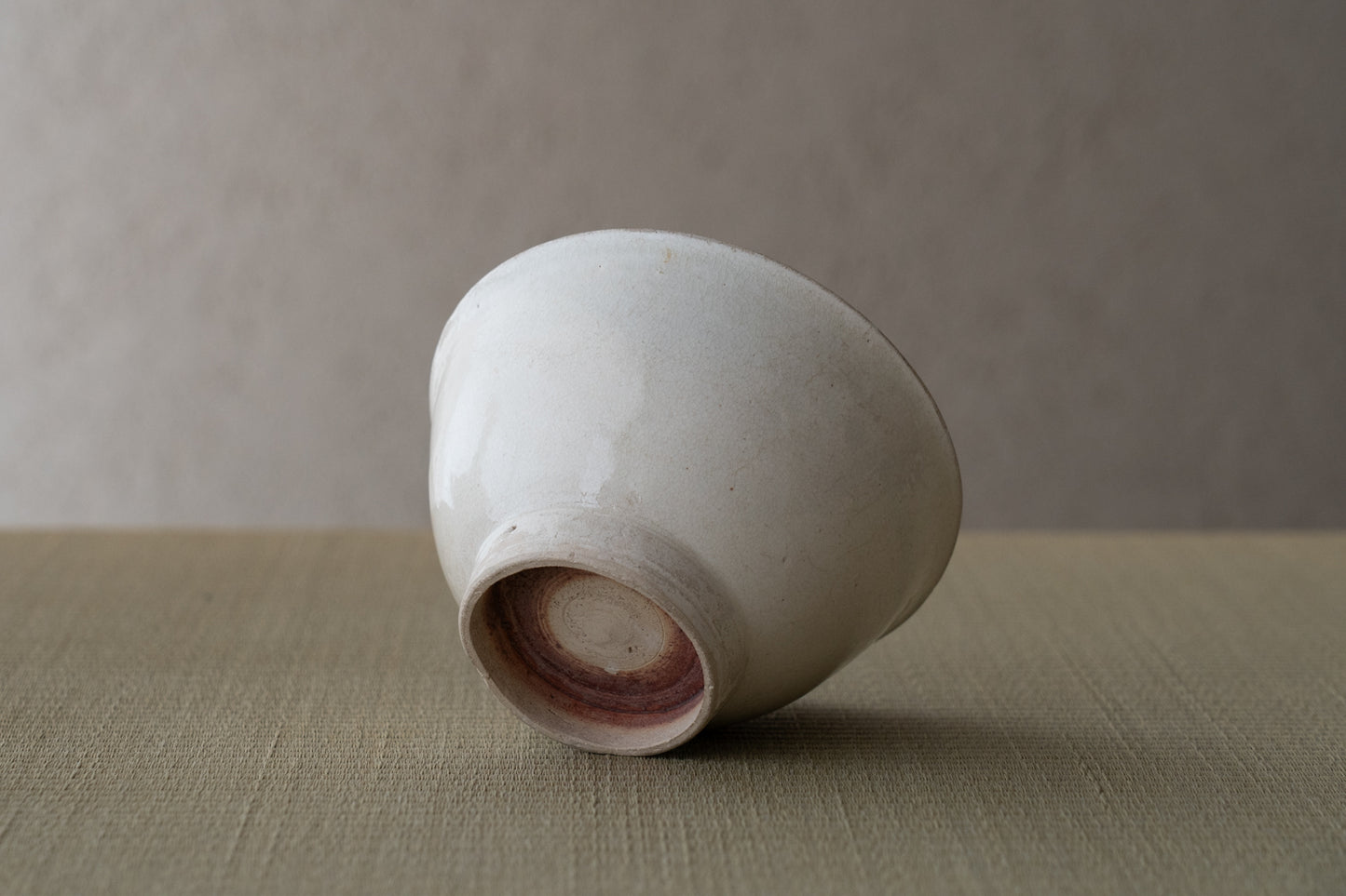 Annan white porcelain tea bowl