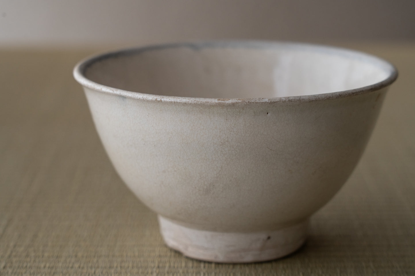Annan white porcelain tea bowl