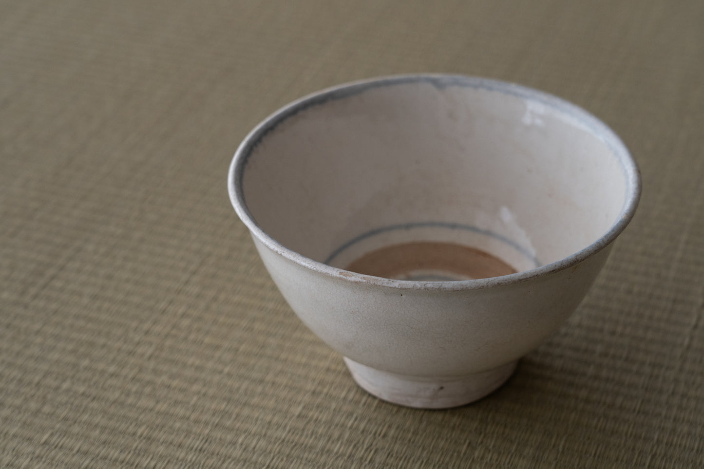 Annan white porcelain tea bowl
