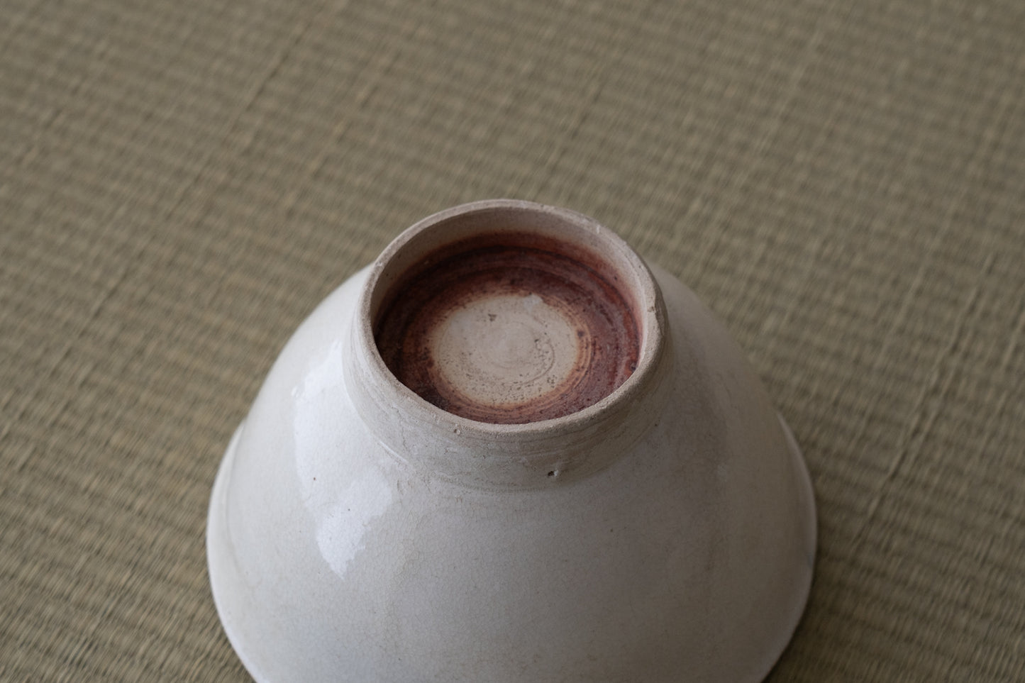 Annan white porcelain tea bowl