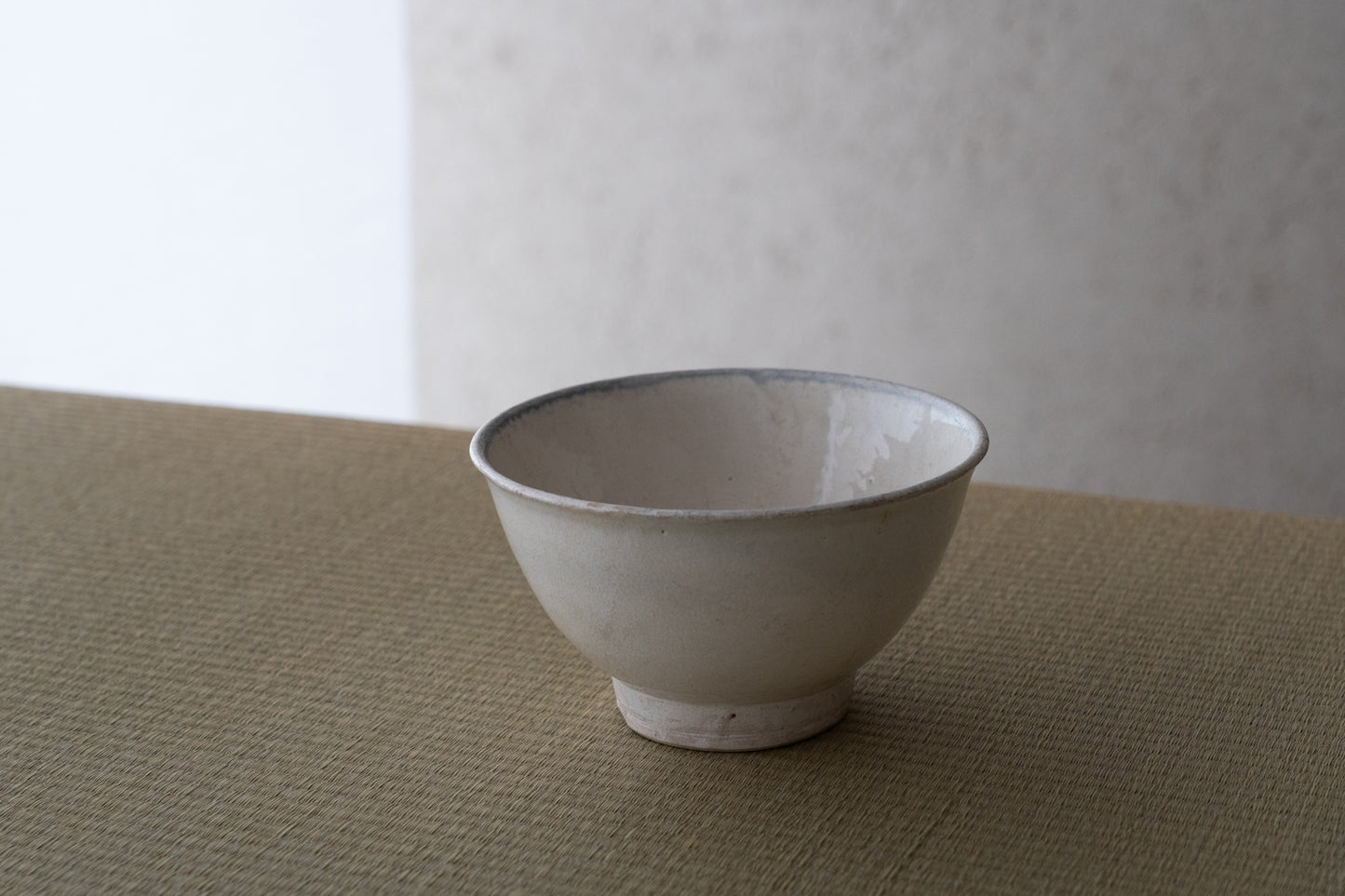 Annan white porcelain tea bowl