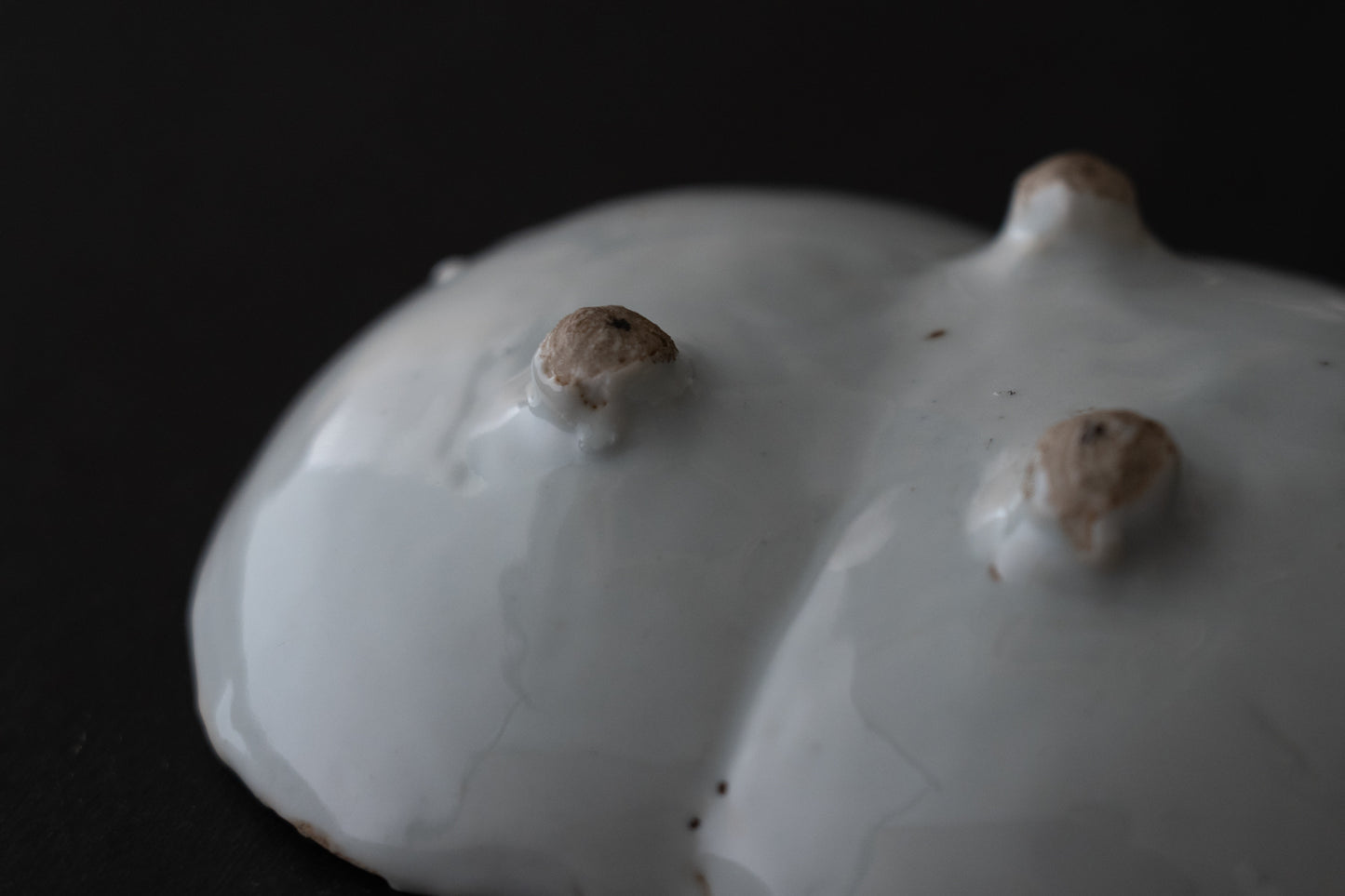 古染付桃形向付