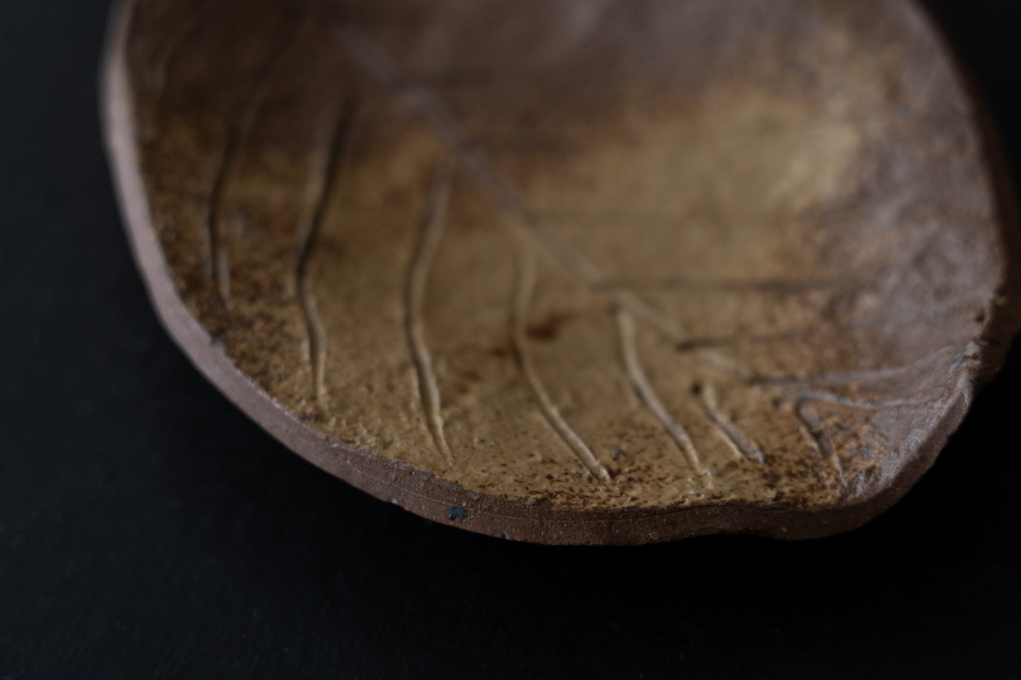 北大路魯山人 備前木の葉平向付