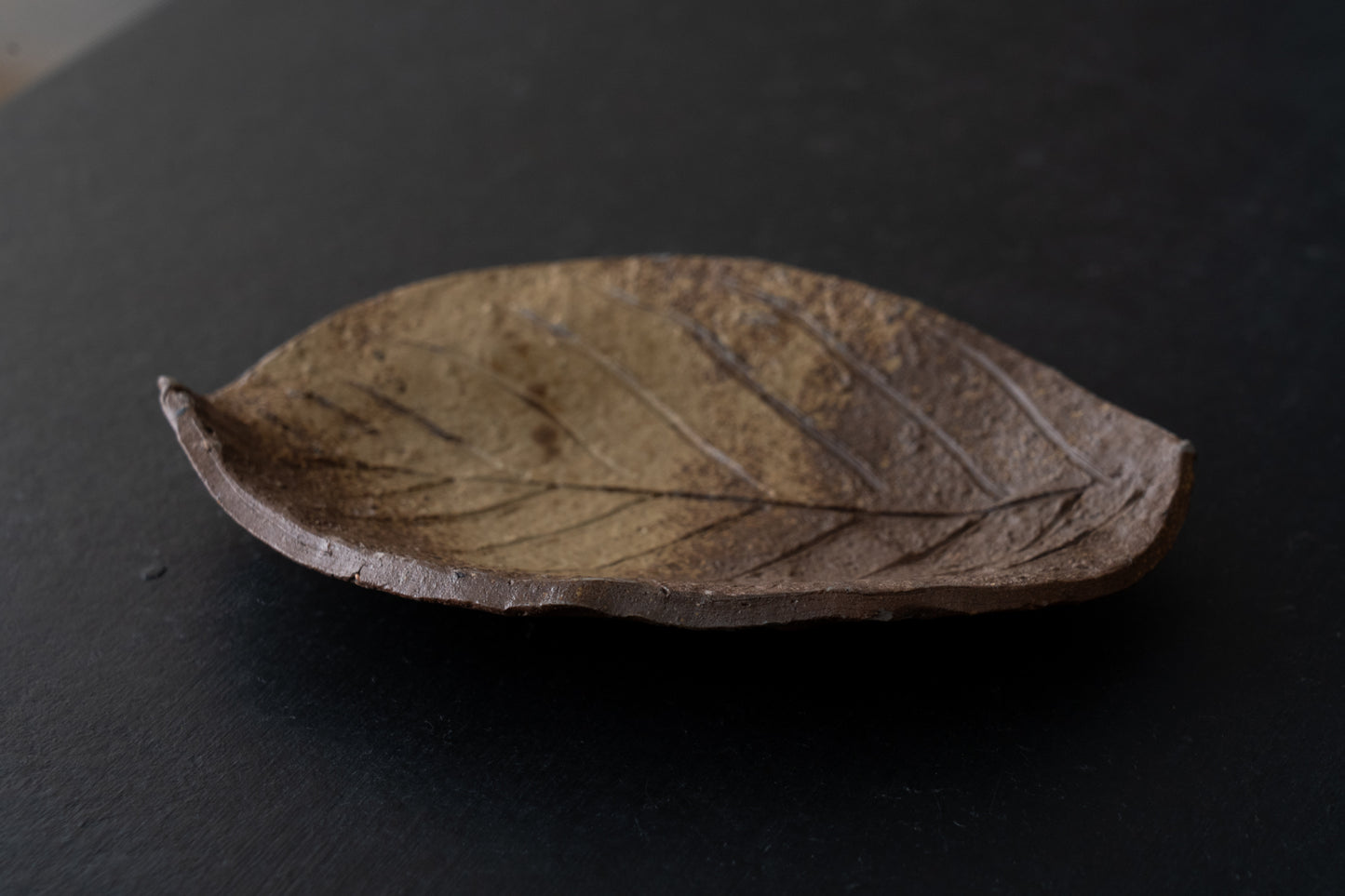 北大路魯山人 備前木の葉平向付