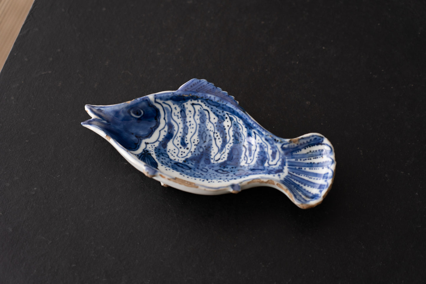 古染付鱖魚形向付