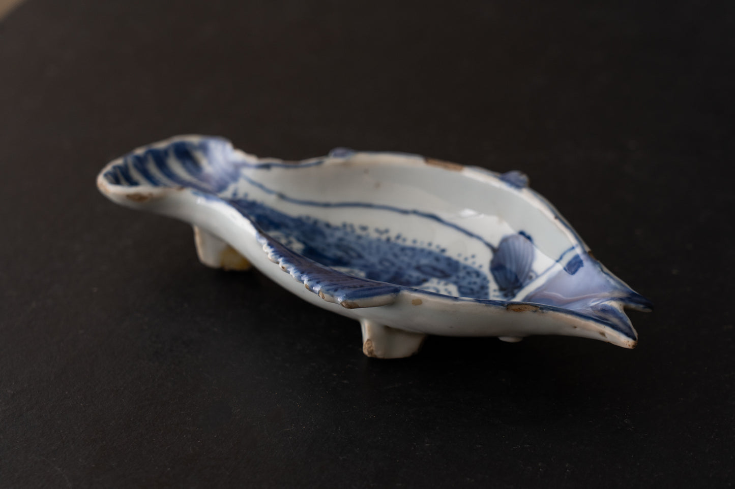 古染付鱖魚形向付