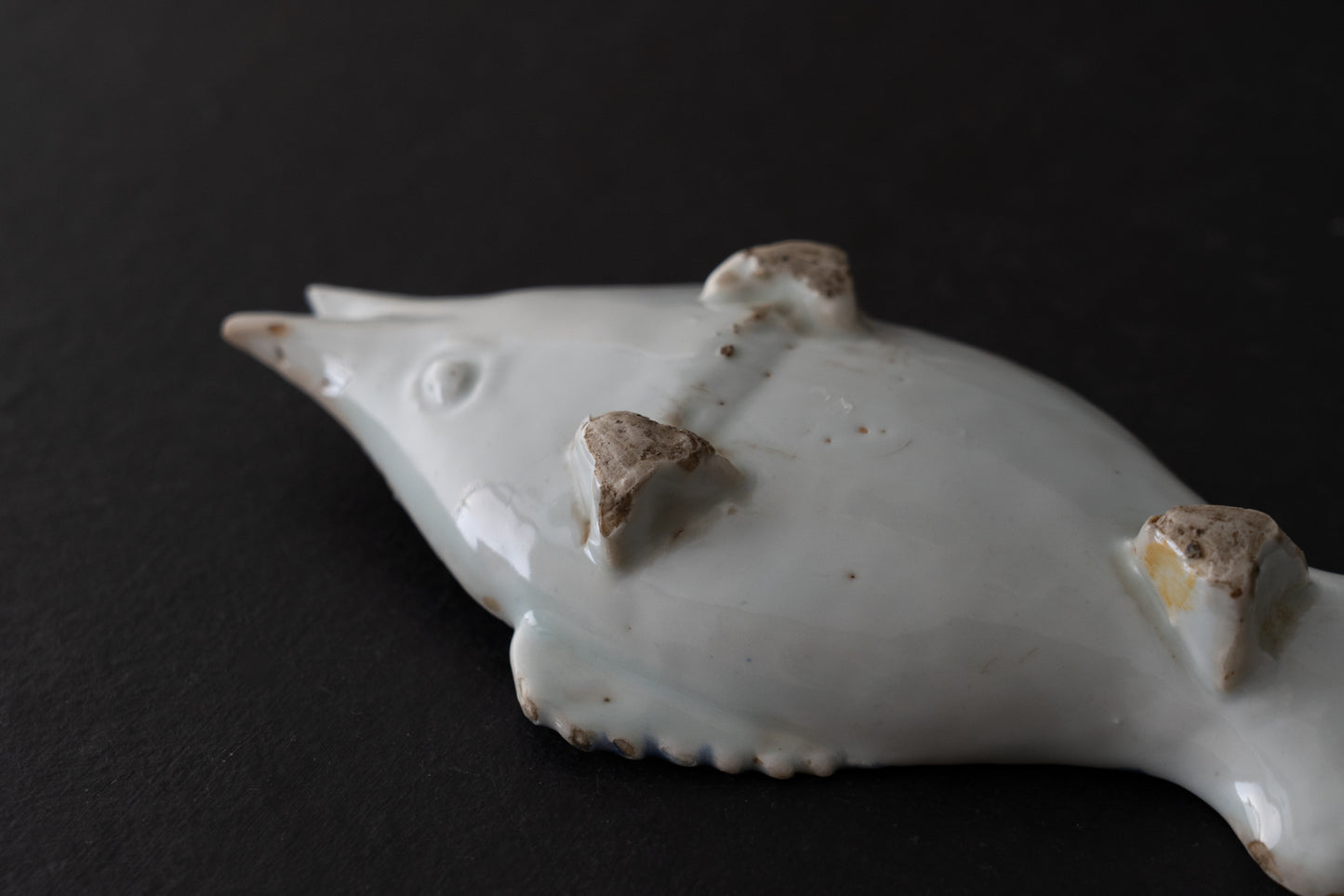 古染付鱖魚形向付