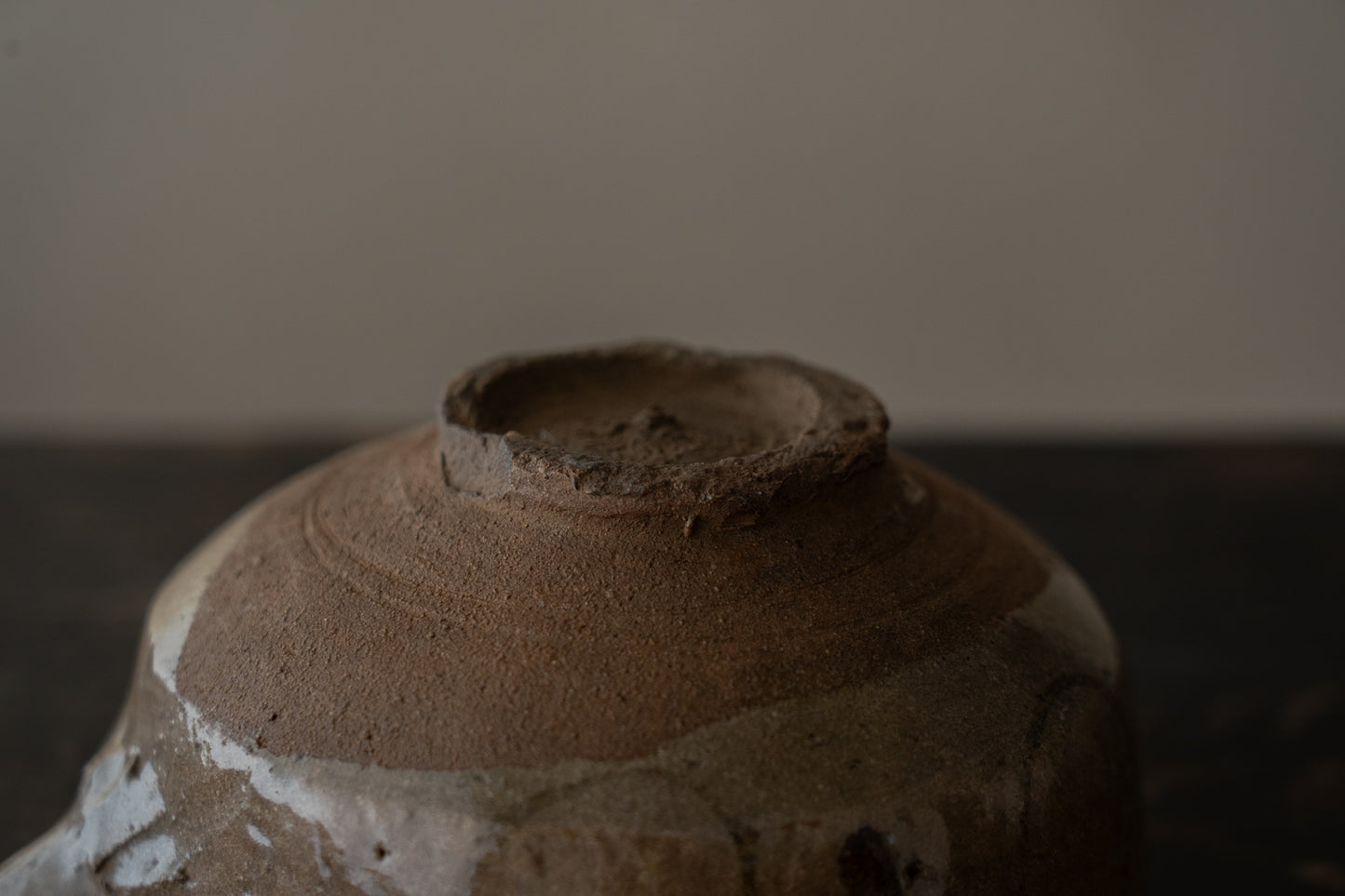 絵唐津草花文片口