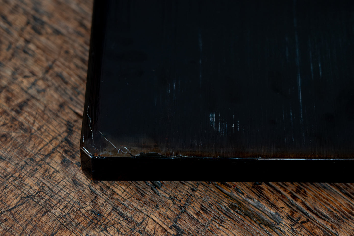 原羊遊斎 光悦写 蒔絵行雲文膳