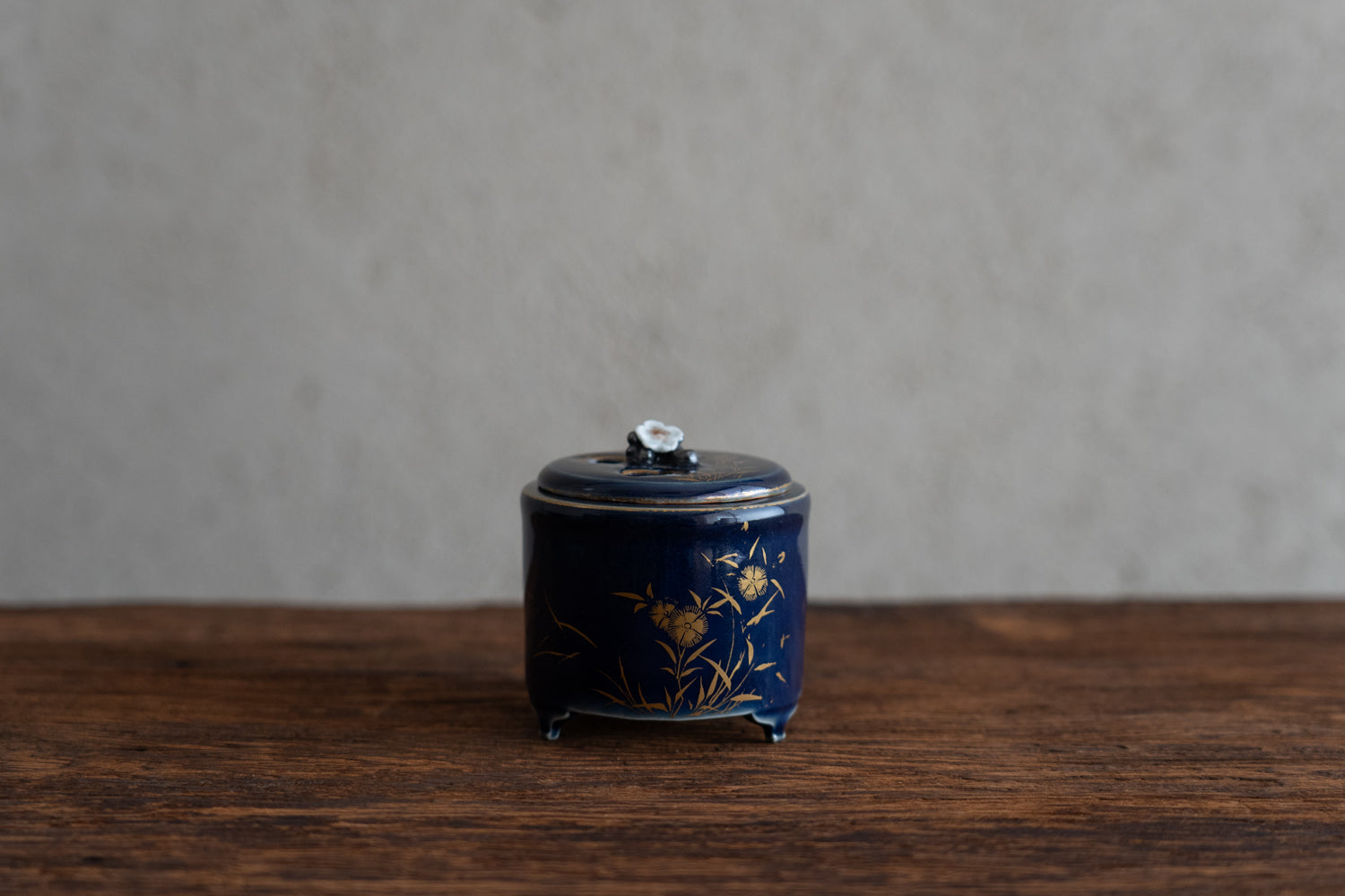 中国古美術•文房具•清時代蓝釉香炉：XG44-1 中国古美術•文房具•清時代蓝釉香炉：XG44-1 【公式通販】