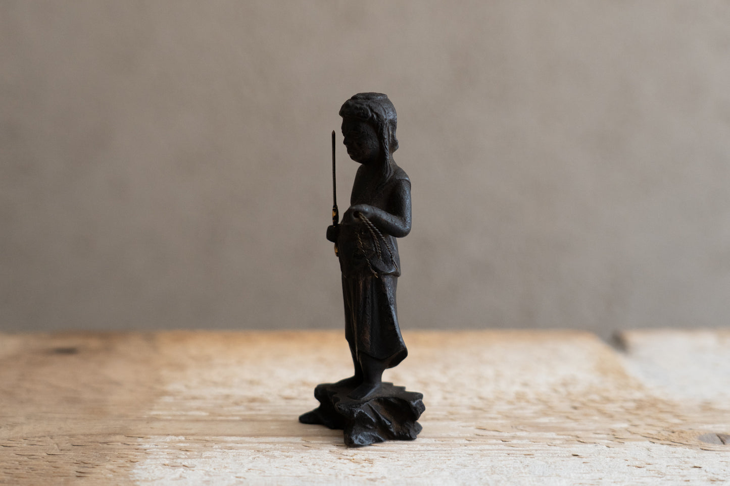 銅造不動明王立像