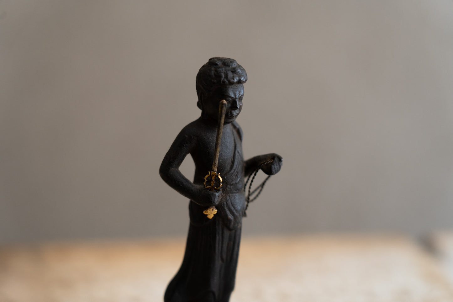 銅造不動明王立像