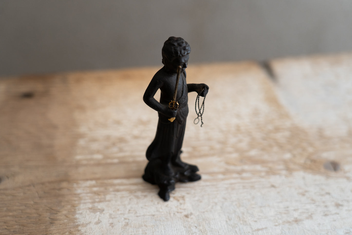 銅造不動明王立像