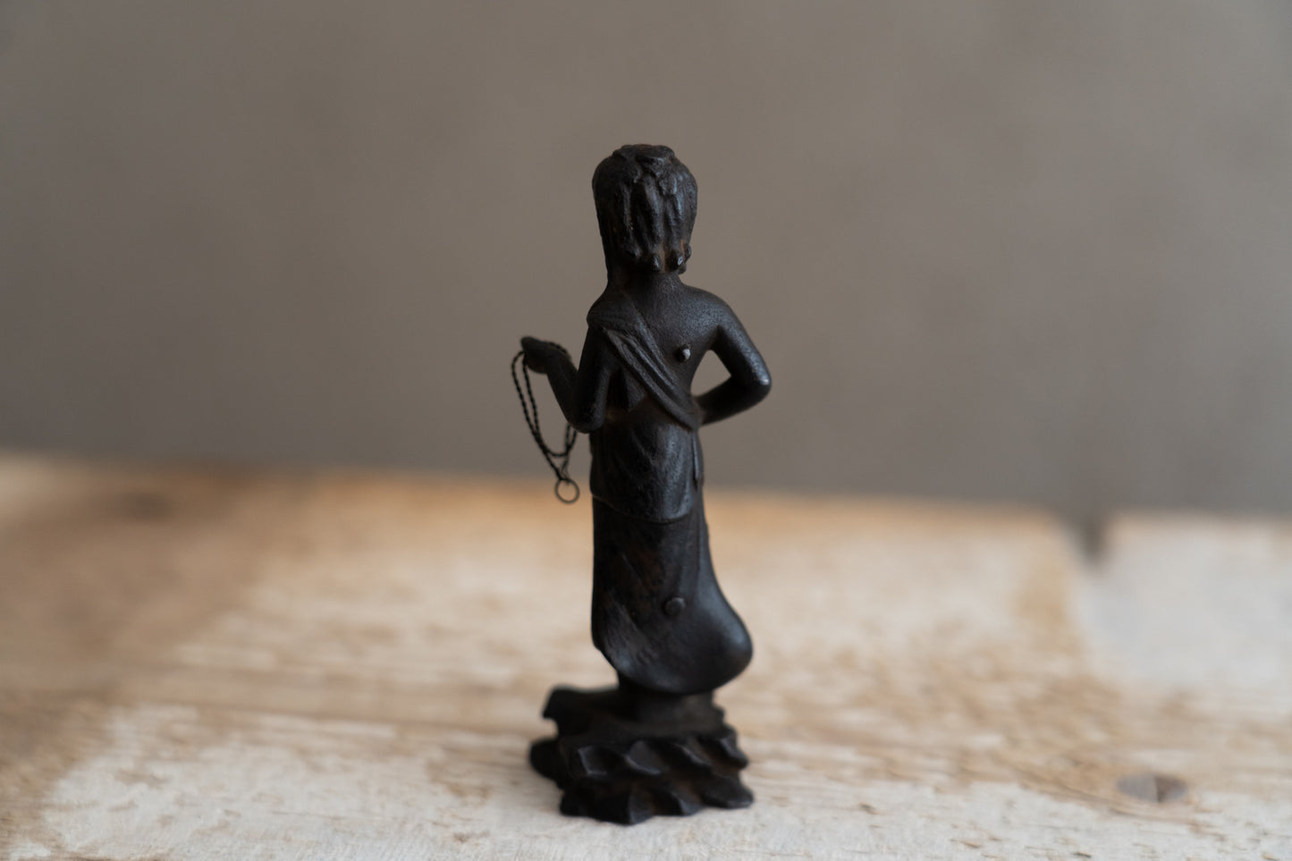 銅造不動明王立像