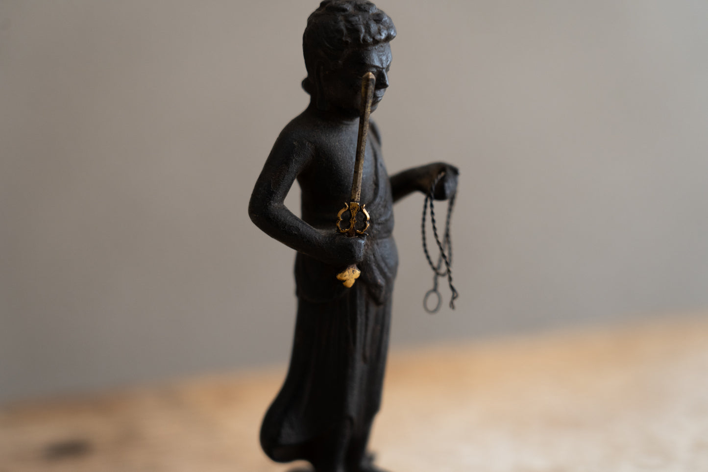 銅造不動明王立像