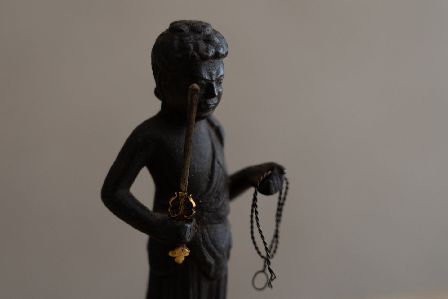 銅造不動明王立像