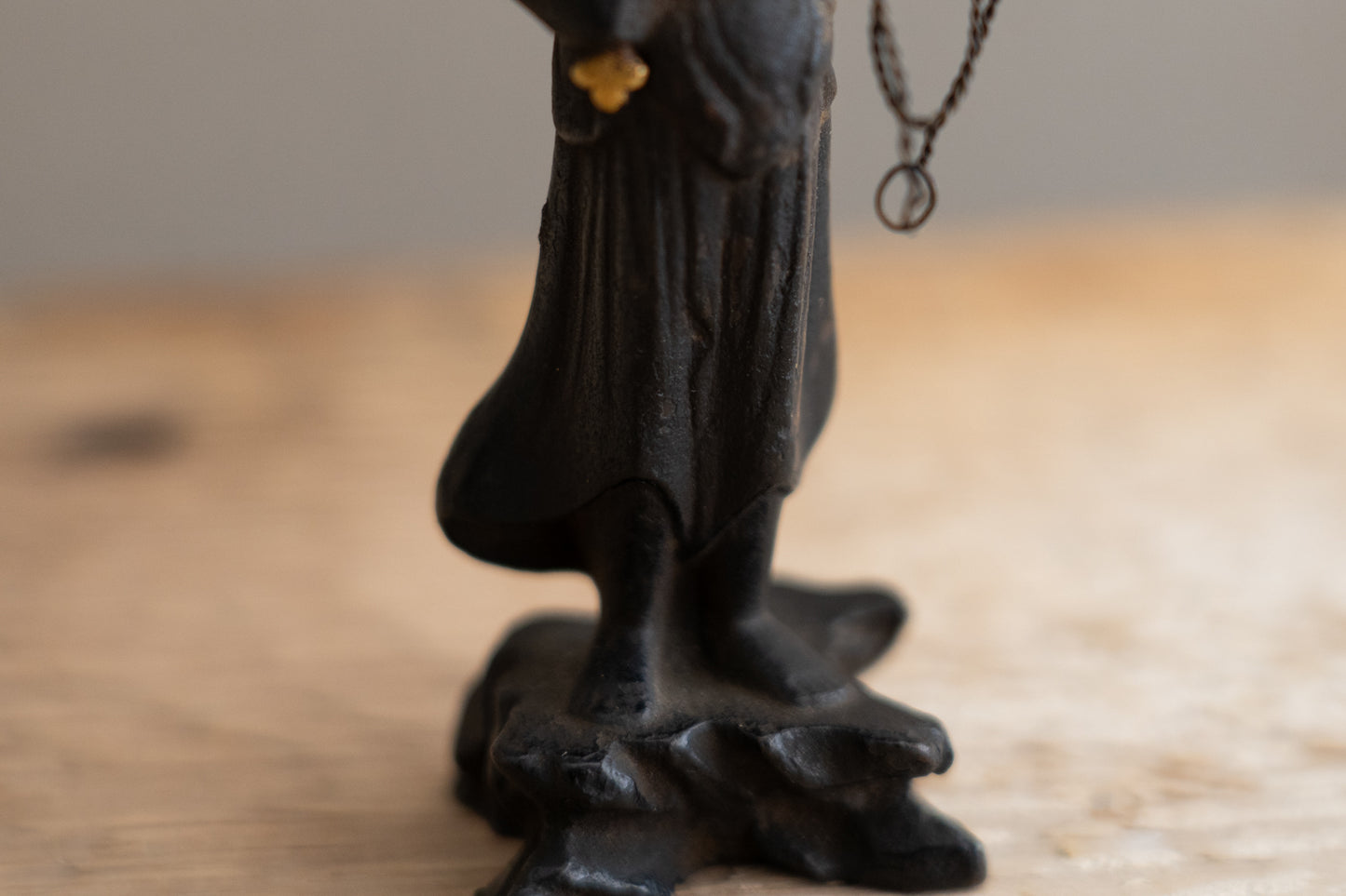 銅造不動明王立像