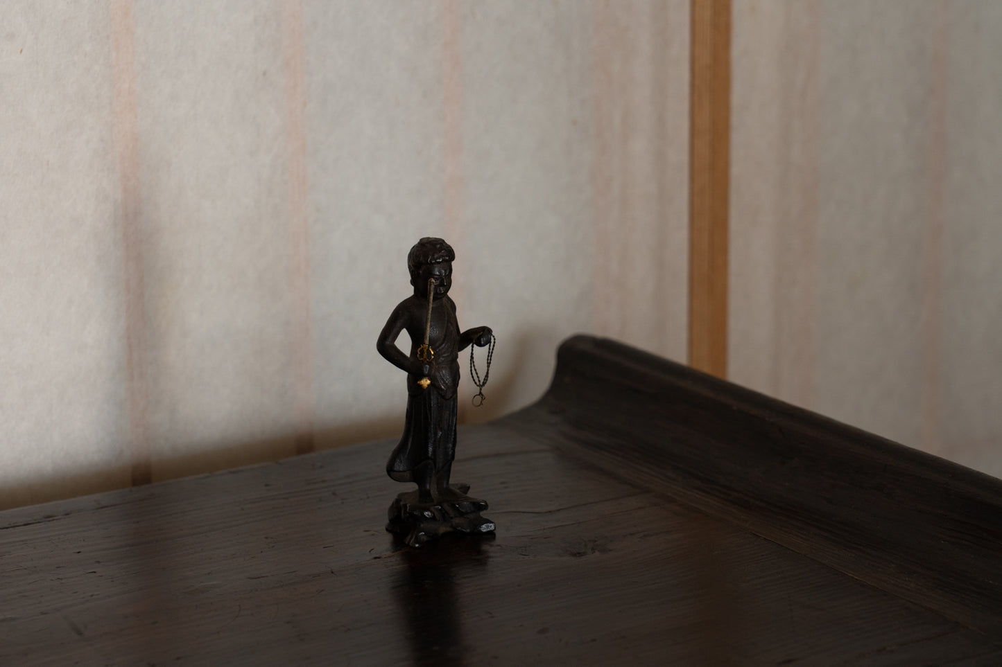 銅造不動明王立像