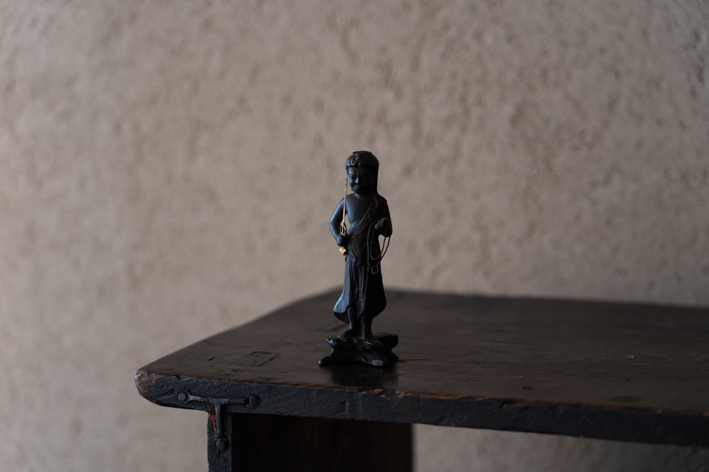 銅造不動明王立像