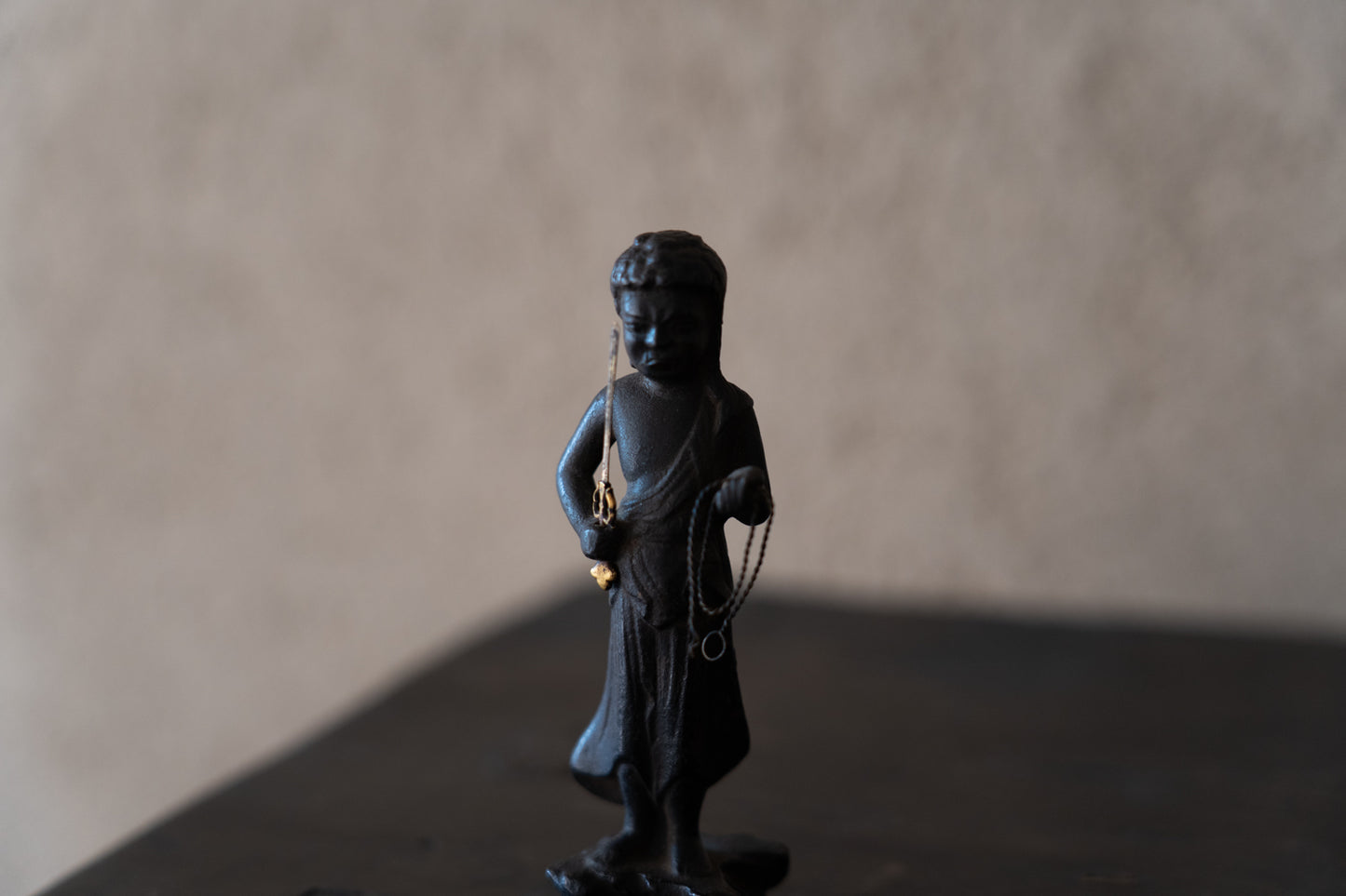 銅造不動明王立像