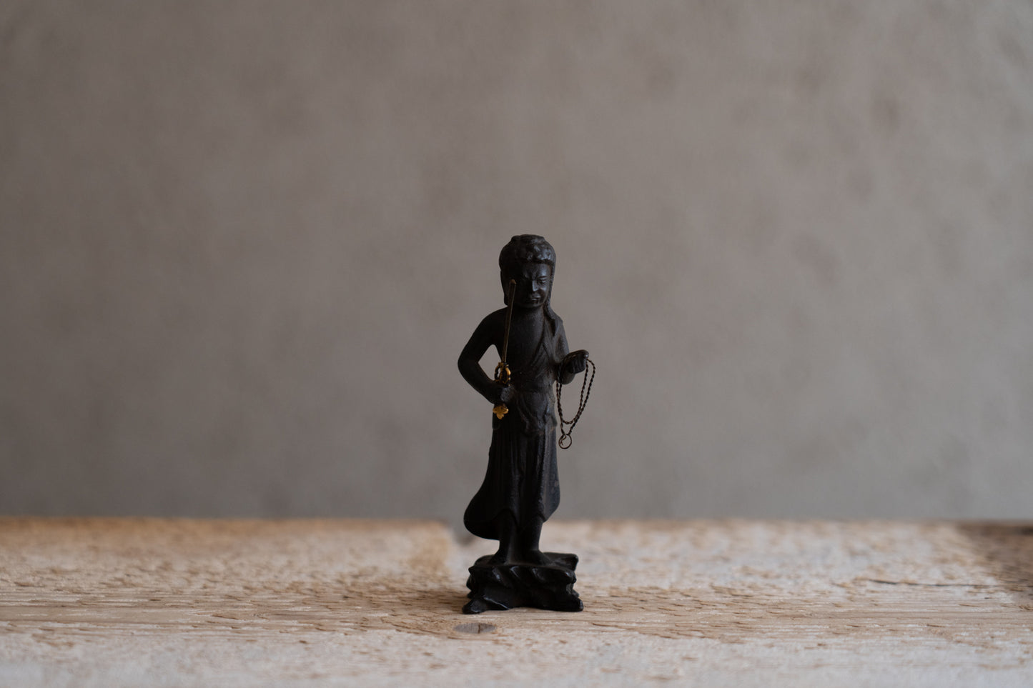 銅造不動明王立像