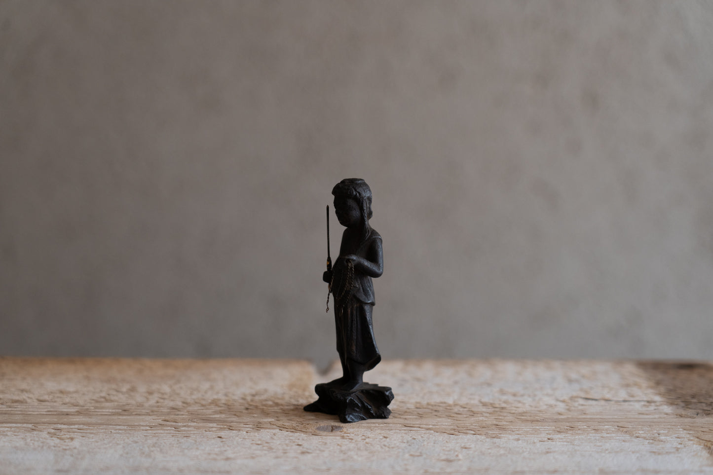 銅造不動明王立像