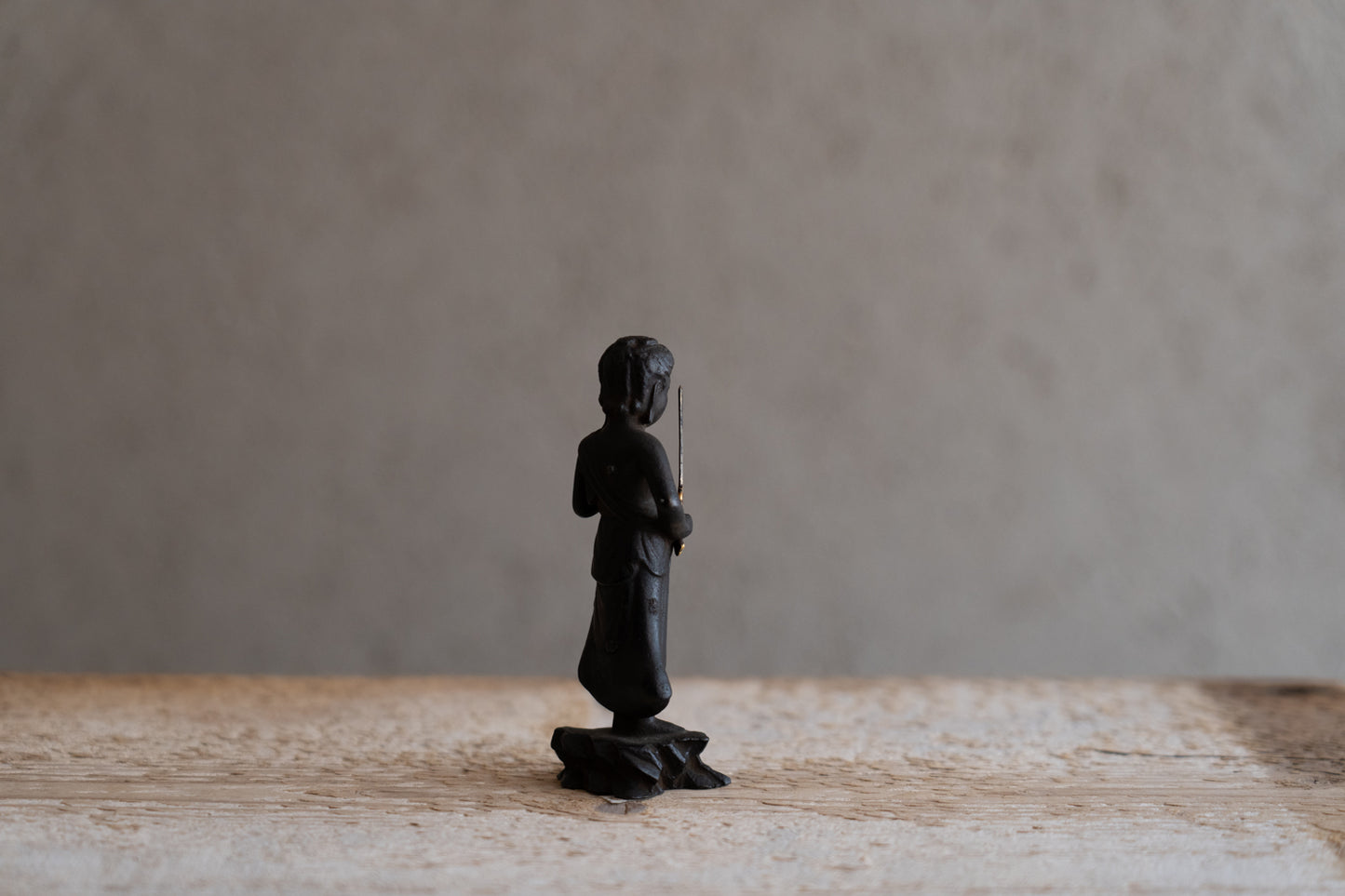 銅造不動明王立像