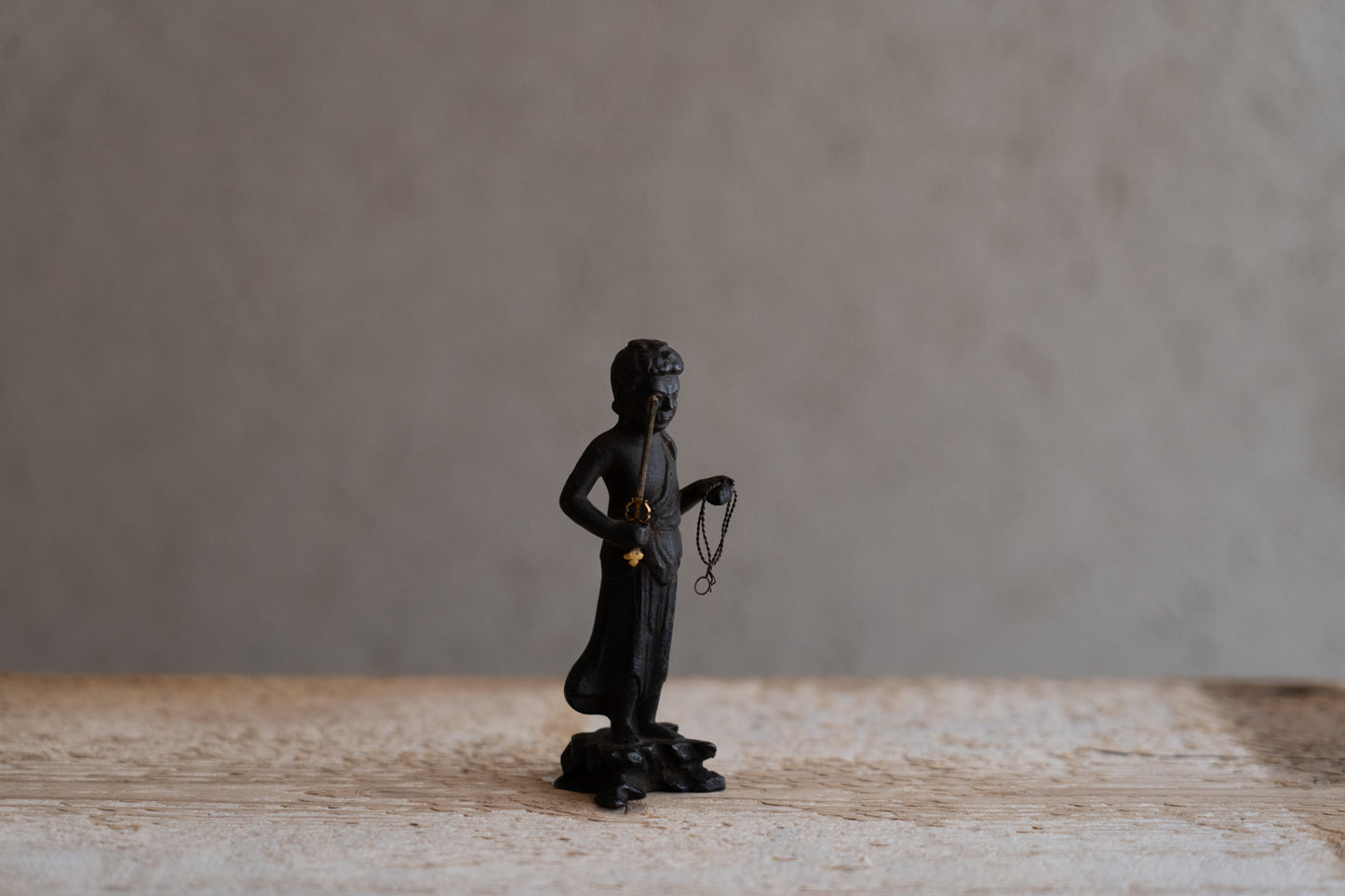 銅造不動明王立像