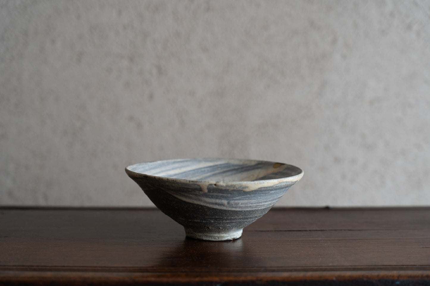 李朝刷毛目茶碗