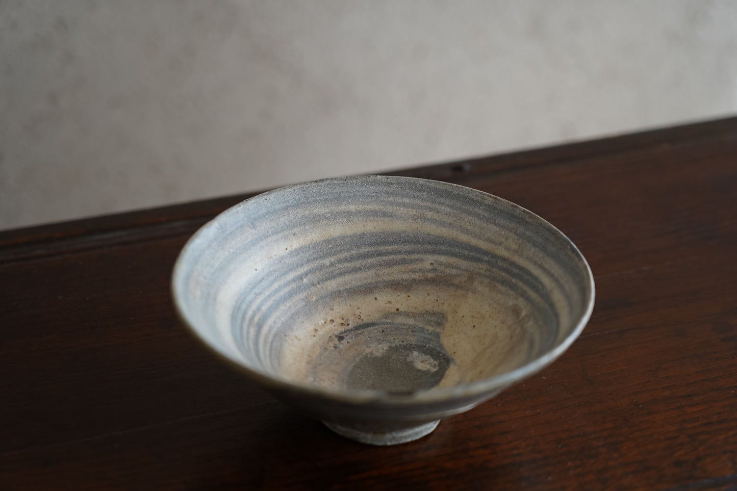 李朝刷毛目茶碗