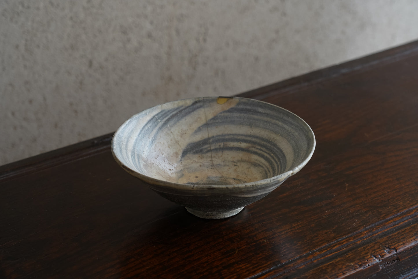 李朝刷毛目茶碗