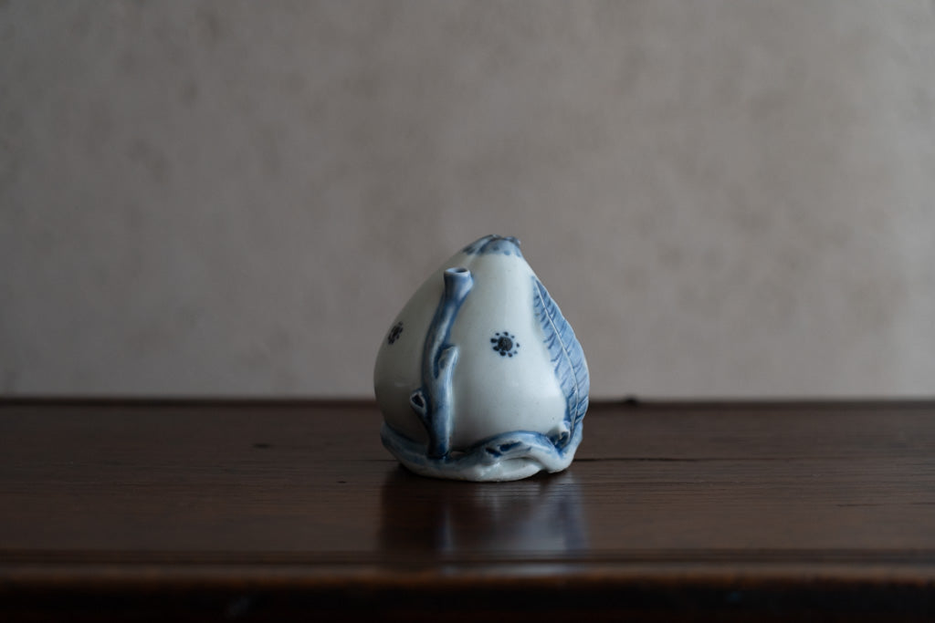 李朝青花桃形水滴