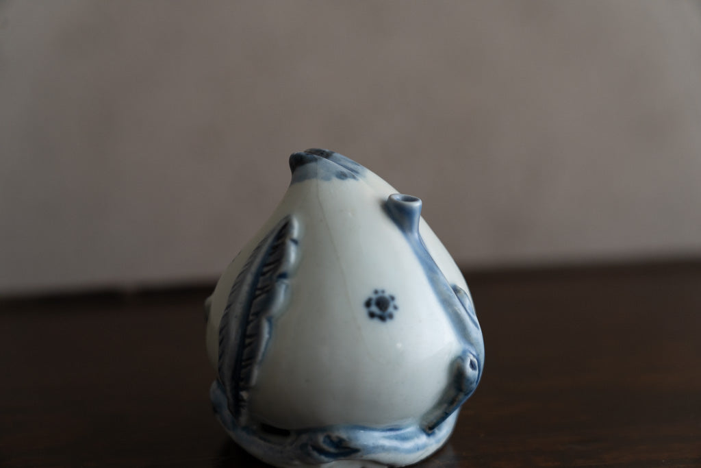 李朝青花桃形水滴