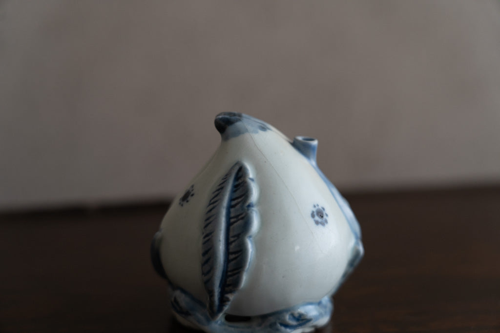 李朝青花桃形水滴