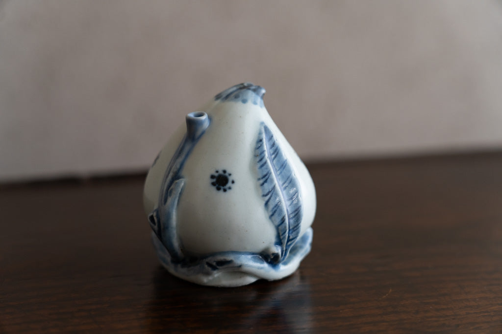 李朝青花桃形水滴
