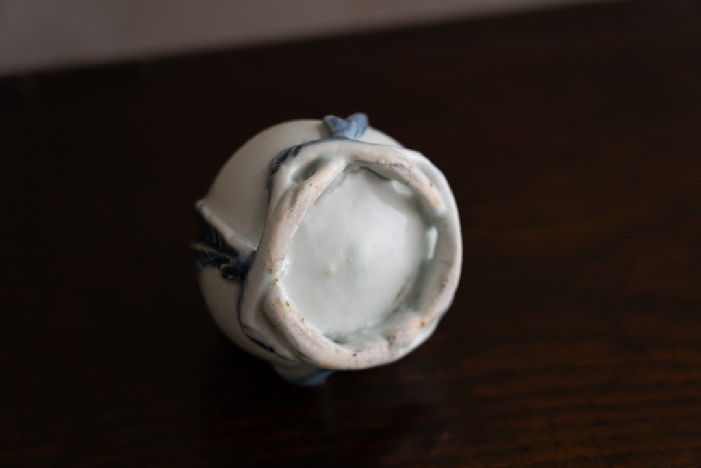 李朝青花桃形水滴