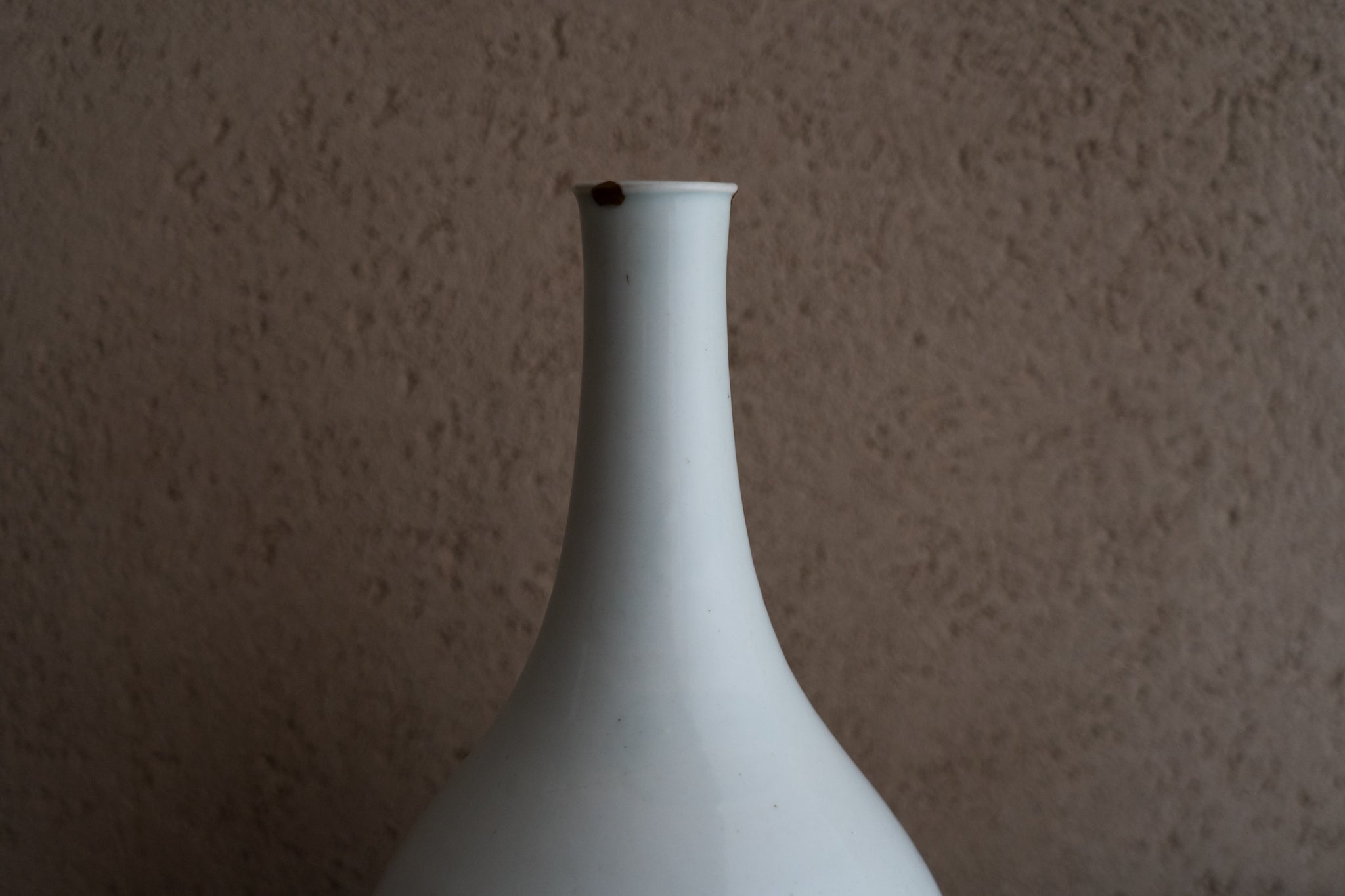 白い花瓶 李朝？骨董 花瓶□李朝 白磁 花器 丸壺 古玩 唐物 中国 古美術 時代物 骨董品□の